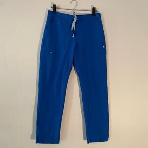 FIGS Women's size Small Petite Royal Blue Yola Straight Leg Scrub Pants Uniform